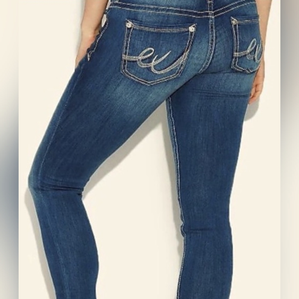 Express jeans Stella Lowrise Blue Denim Legging Jeans 2S (#1,156)